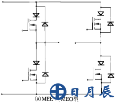 使用MOSFET和肖特基阻斷二極管的對稱全僑電路