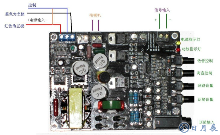 低音炮功放電路板與電路圖分享