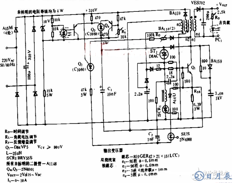 大電流開(kāi)關(guān)電源電路圖大全（L296/DC-DC變換/CF8865）