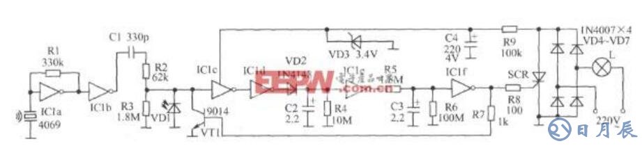 一文解析三極管組成的光控開關電路原理圖