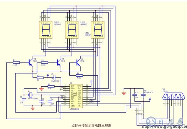 AT89C2051單片機對點鈔機的外接顯示屏驅動設計