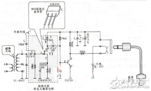 場(chǎng)效應(yīng)管放大電路圖大全（五款場(chǎng)效應(yīng)管放大電路原理圖詳解）